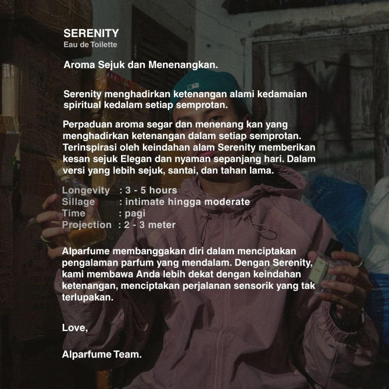 SERENITY - Eau de Toilette - Angle 2